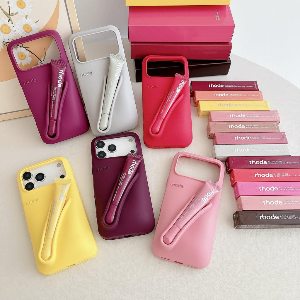 Lipstick silicone phone case