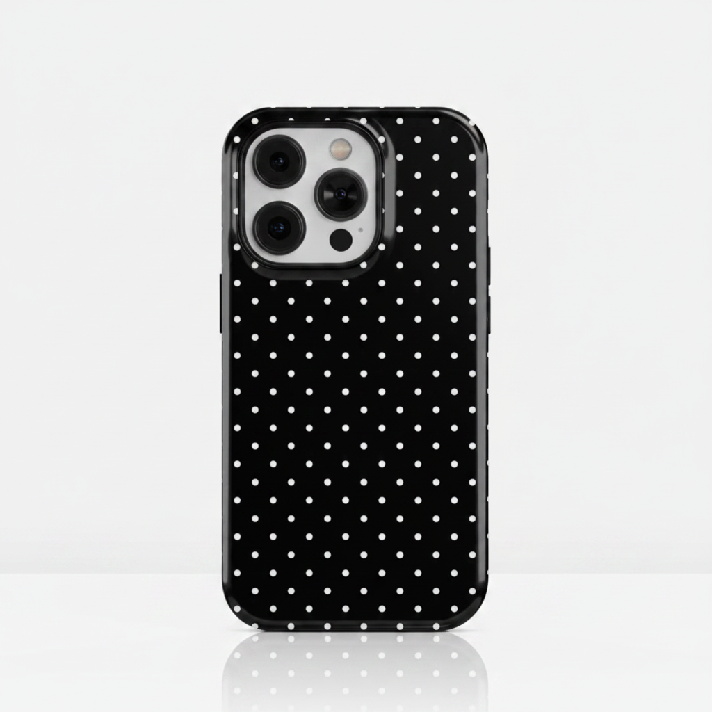 Polka Dot Double Layer iPhone Case