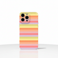 Rainbow Stripes Film Protective Case for iPhone Series
