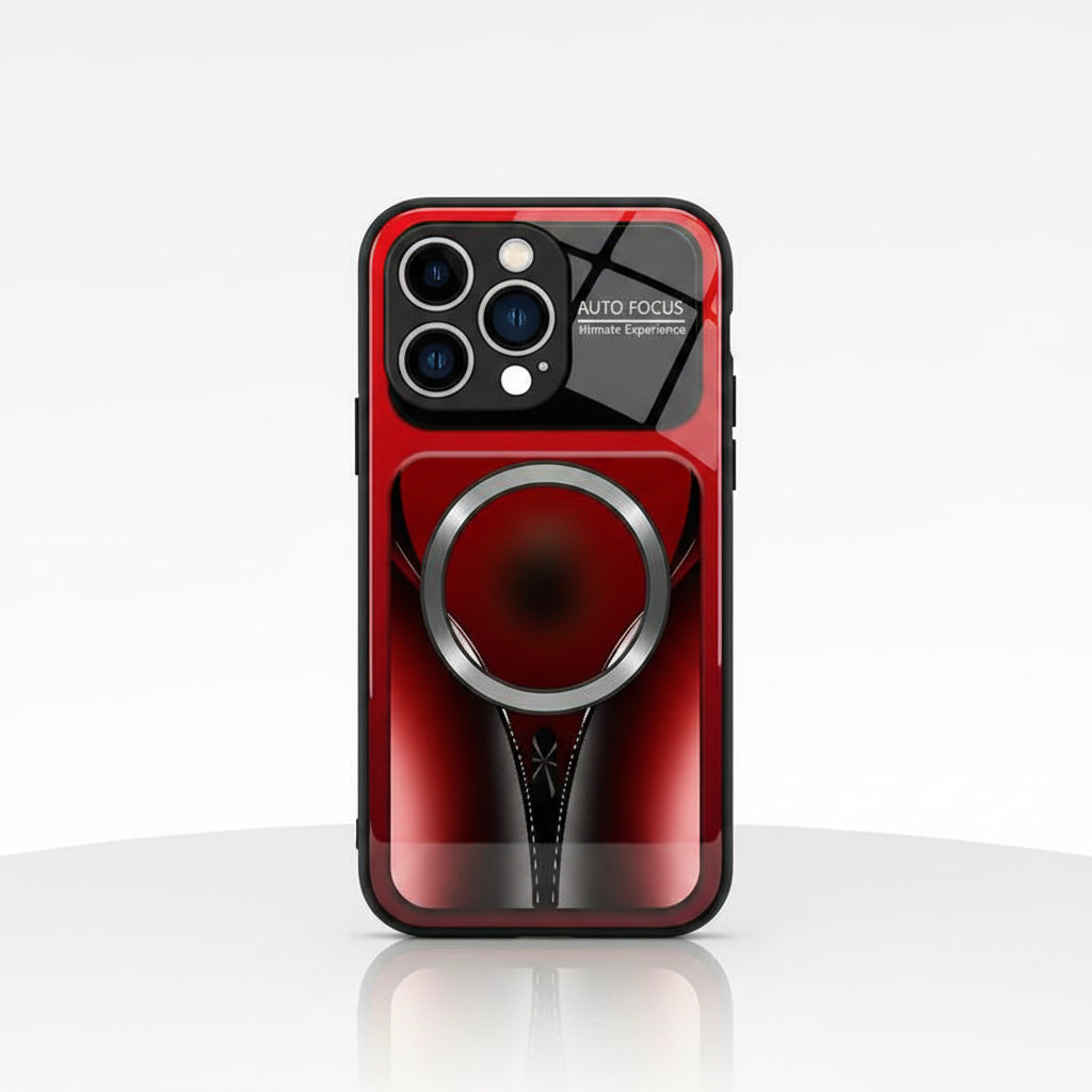 iPhone Samsung Magnetic Glass Phone Case