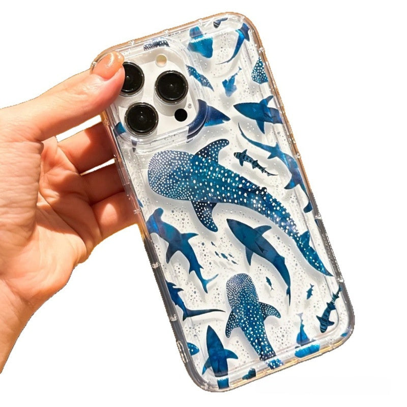 Polka Dot Whale Shark iPhone Case