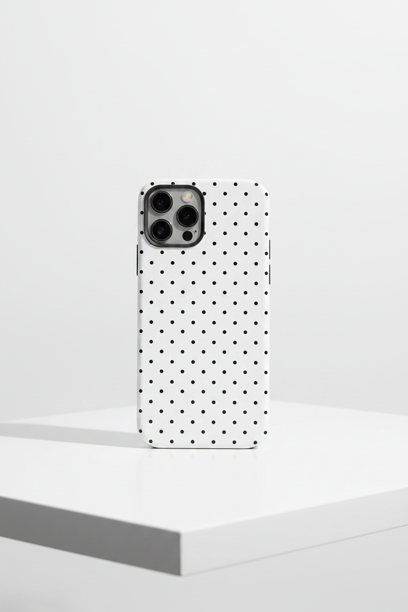 Polka Dot Double Layer iPhone Case