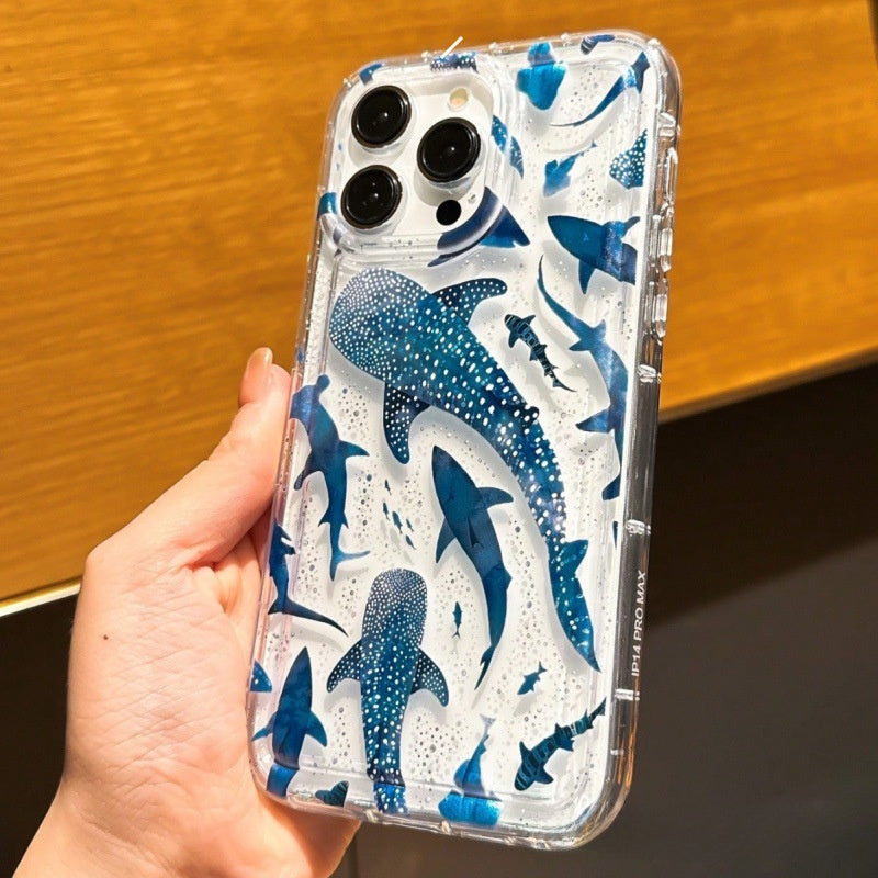Polka Dot Whale Shark iPhone Case