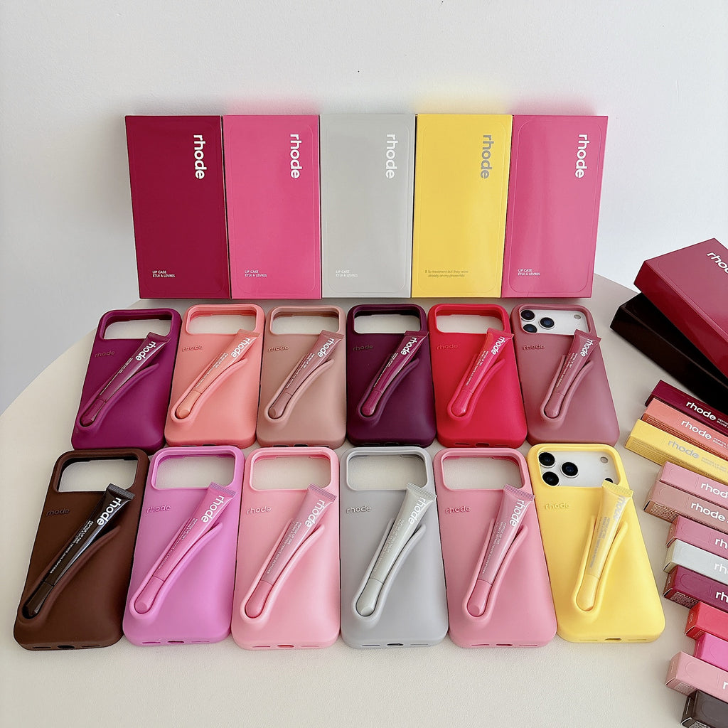 Lipstick silicone phone case