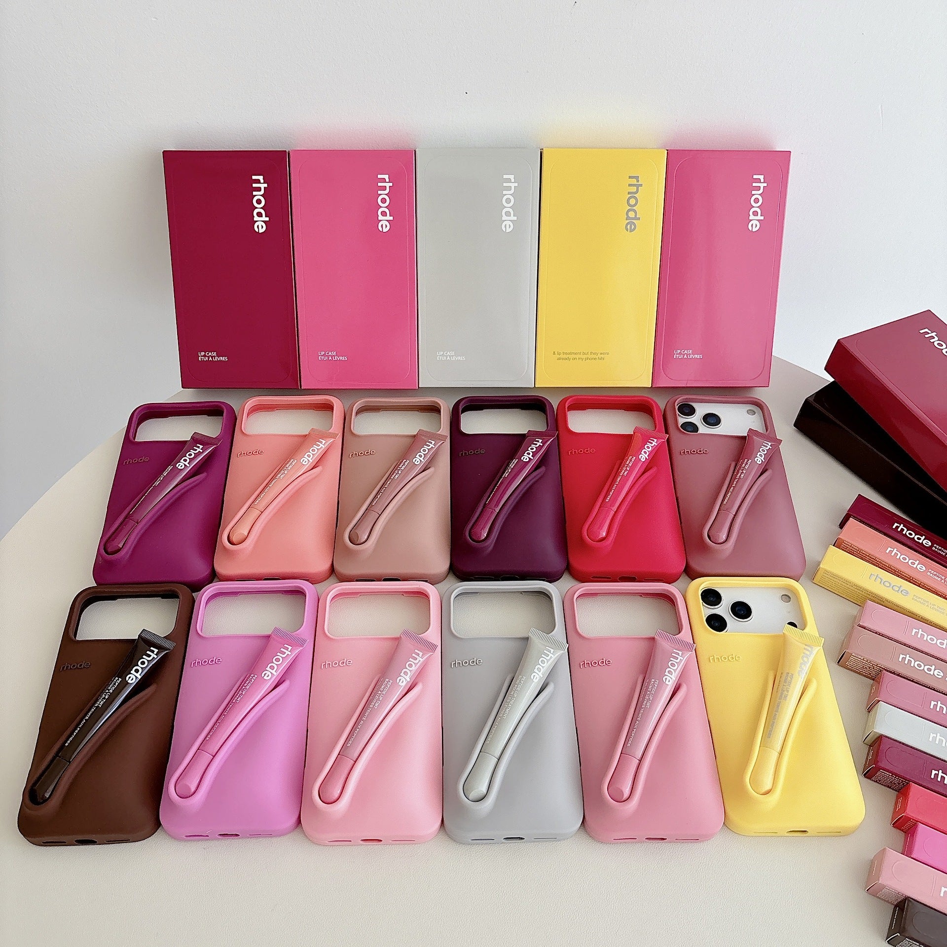 Lipstick silicone phone case