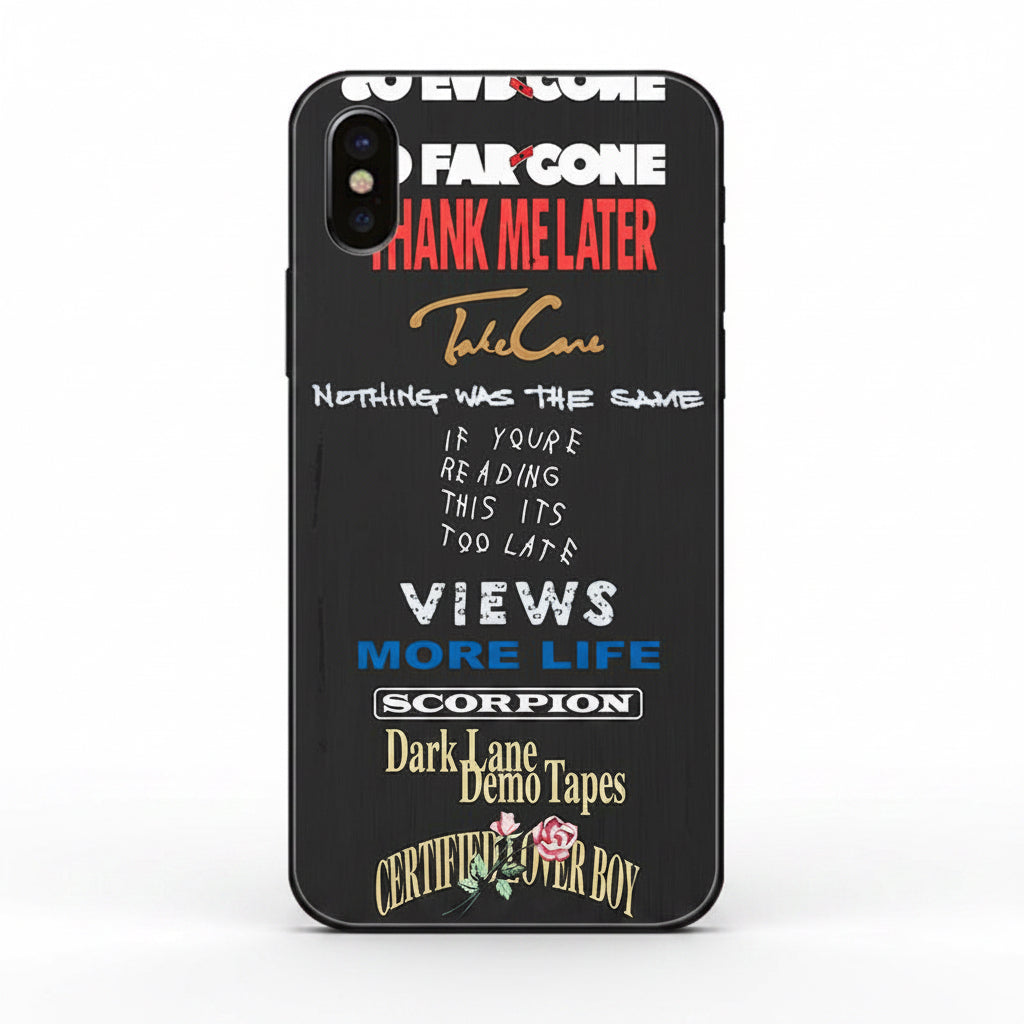 Drake Graphic Glass Phone Case