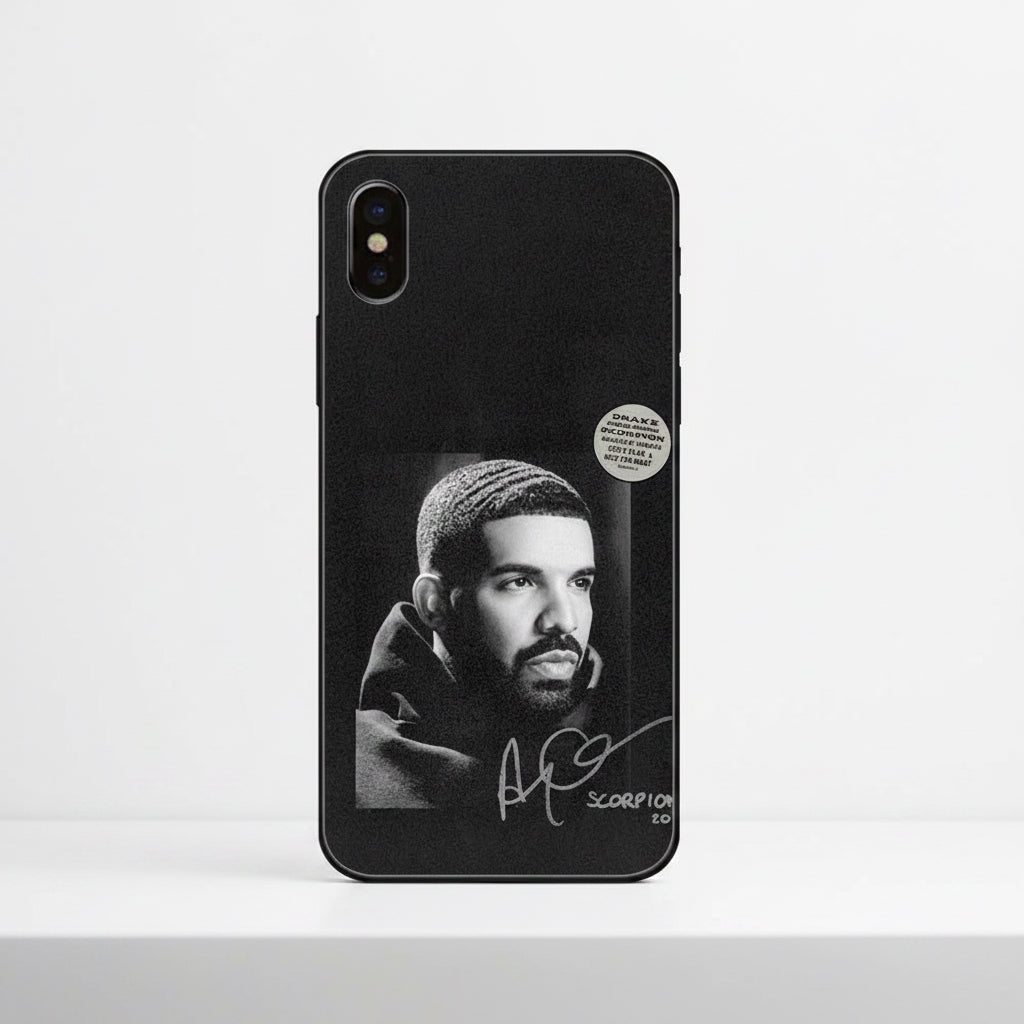 Drake Graphic Glass Phone Case
