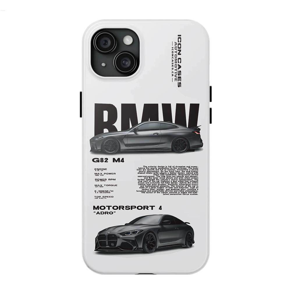 BMW Style Two-in-One Phone Case with Protective Film