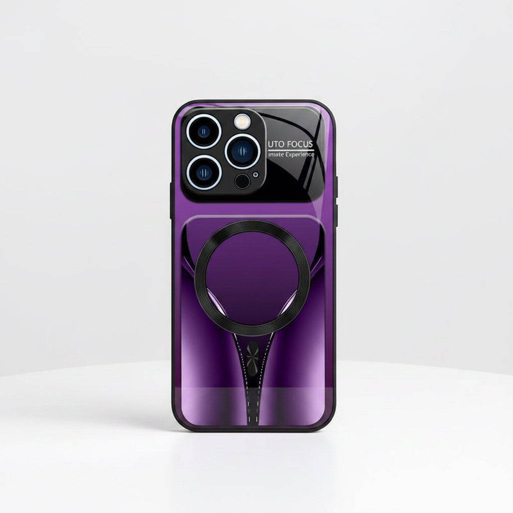 iPhone Samsung Magnetic Glass Phone Case